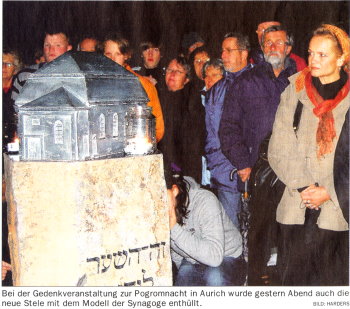 Auricher Synagoge brannte Bild