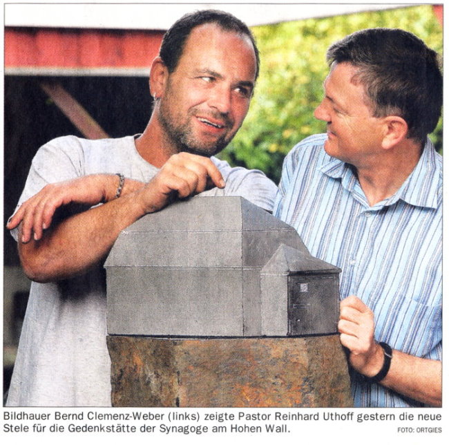 Modell des Synagoge in groben Z�gen fertig-II